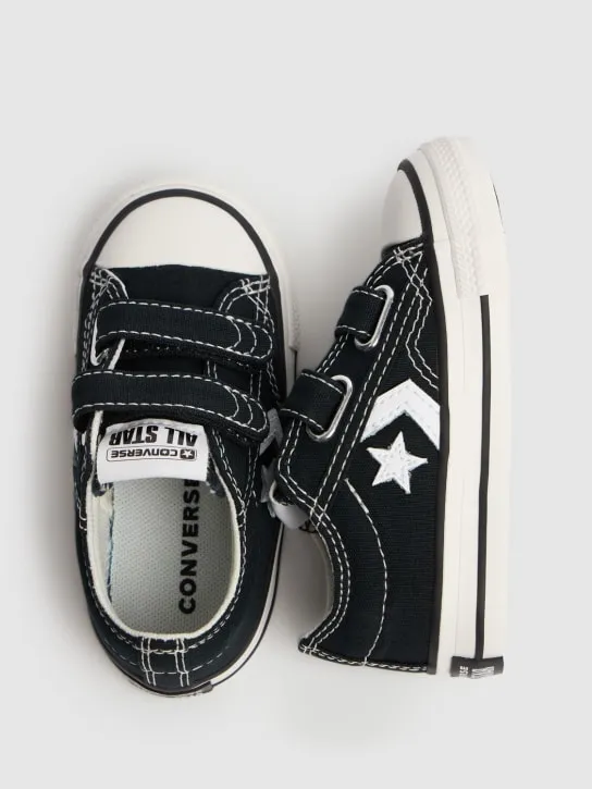 Converse   Cotton canvas strap sneakers 