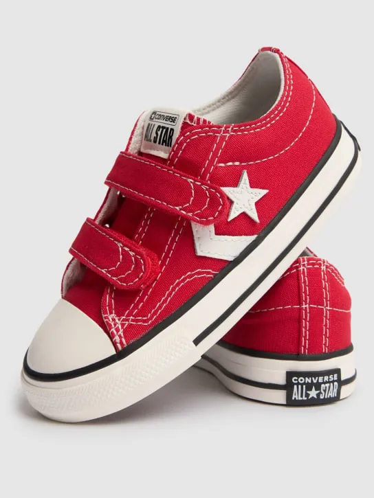 Converse   Cotton canvas strap sneakers 