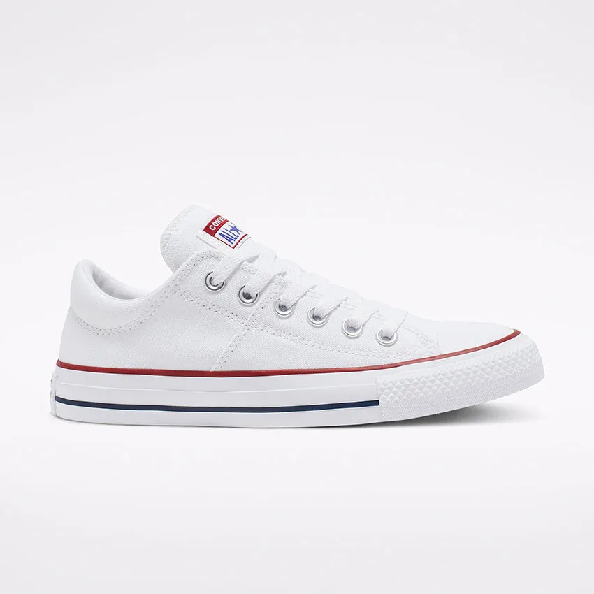 CONVERSE WOMEN'S CHUCK TAYLOR MADISON LOW TOP WHITE SNEAKER SHOES