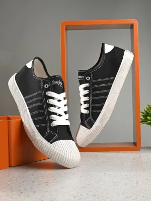 Core Black Canvas Sneakers