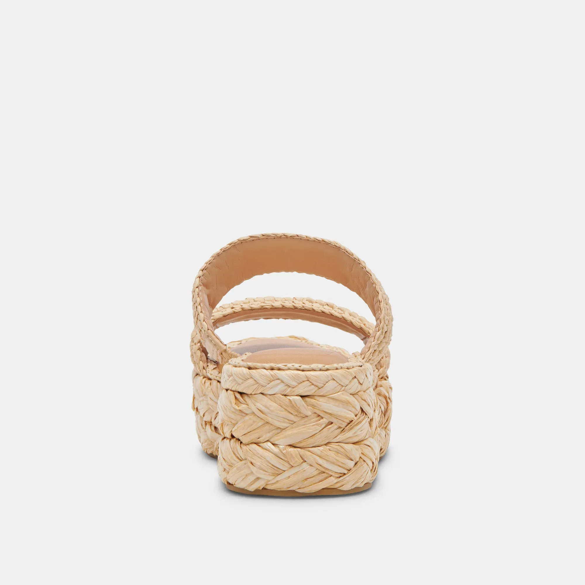 CORLA SANDALS LT NATURAL RAFFIA