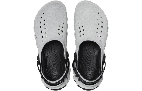 Crocs Echo Clog 'Black Reflective' Sneakers, black