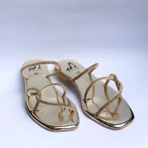 Cross Band Flats Golden