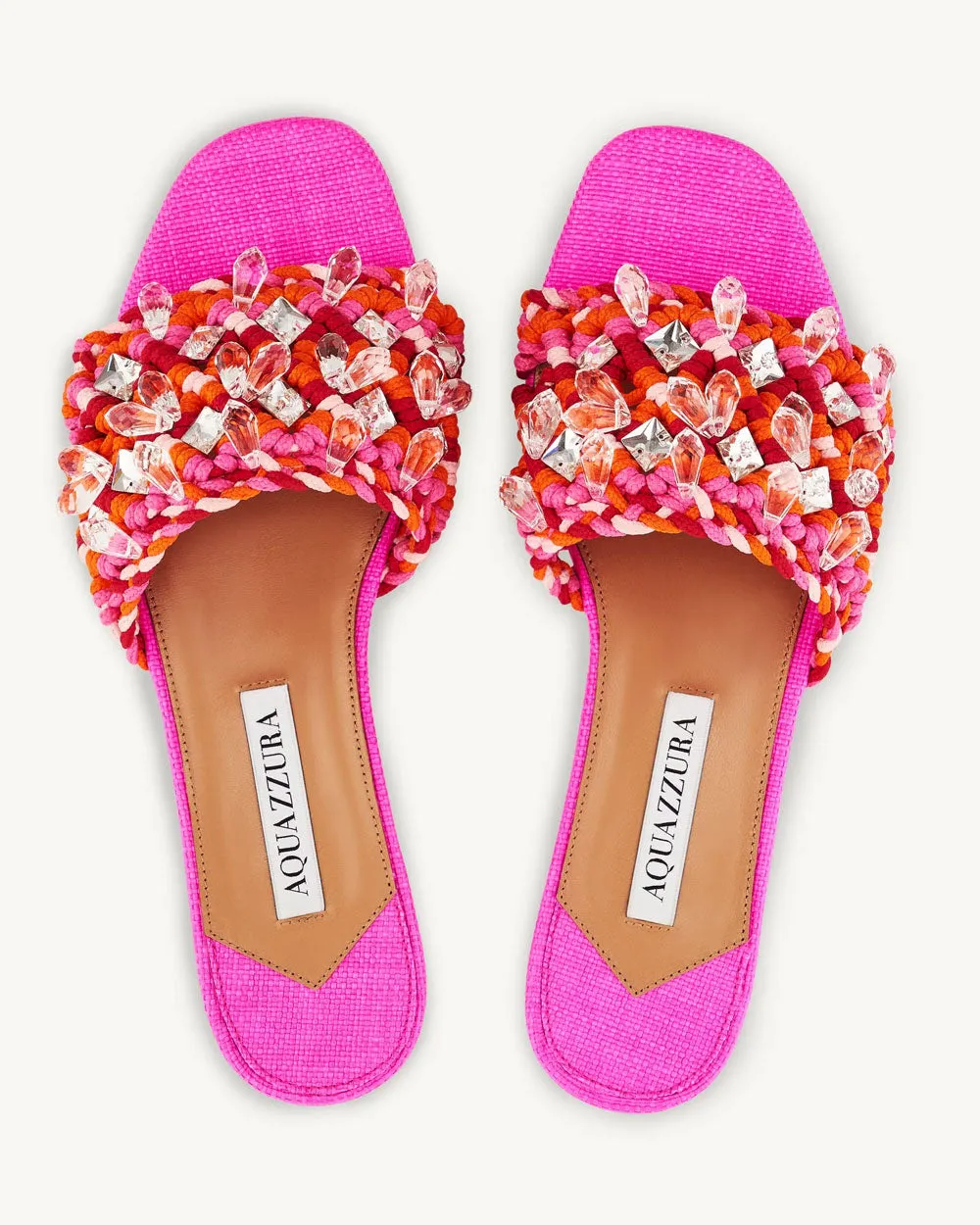 Crystal Cote Flat in Pink and Red