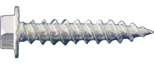 Daggerz 10" x 3/4" Hex Washer Head Metal Screws with Serrations Sheet - 7500 Qty