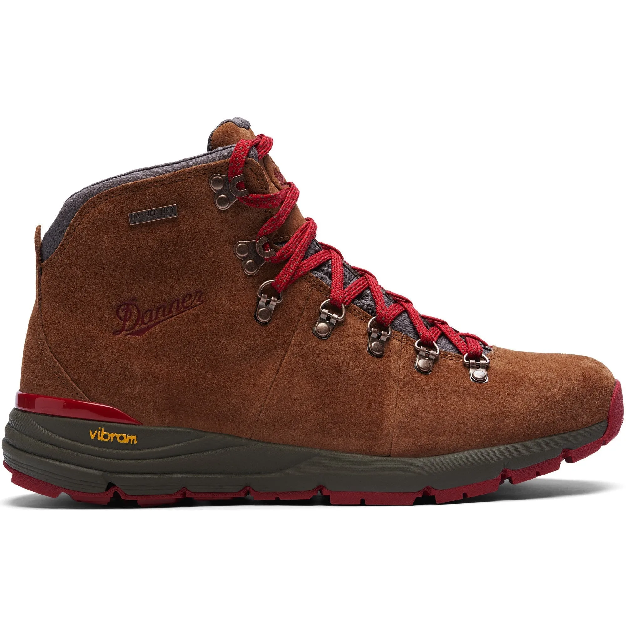 Danner Women's Mountain 600 4.5" WP Hiking Boot - Brown/Red - 62245