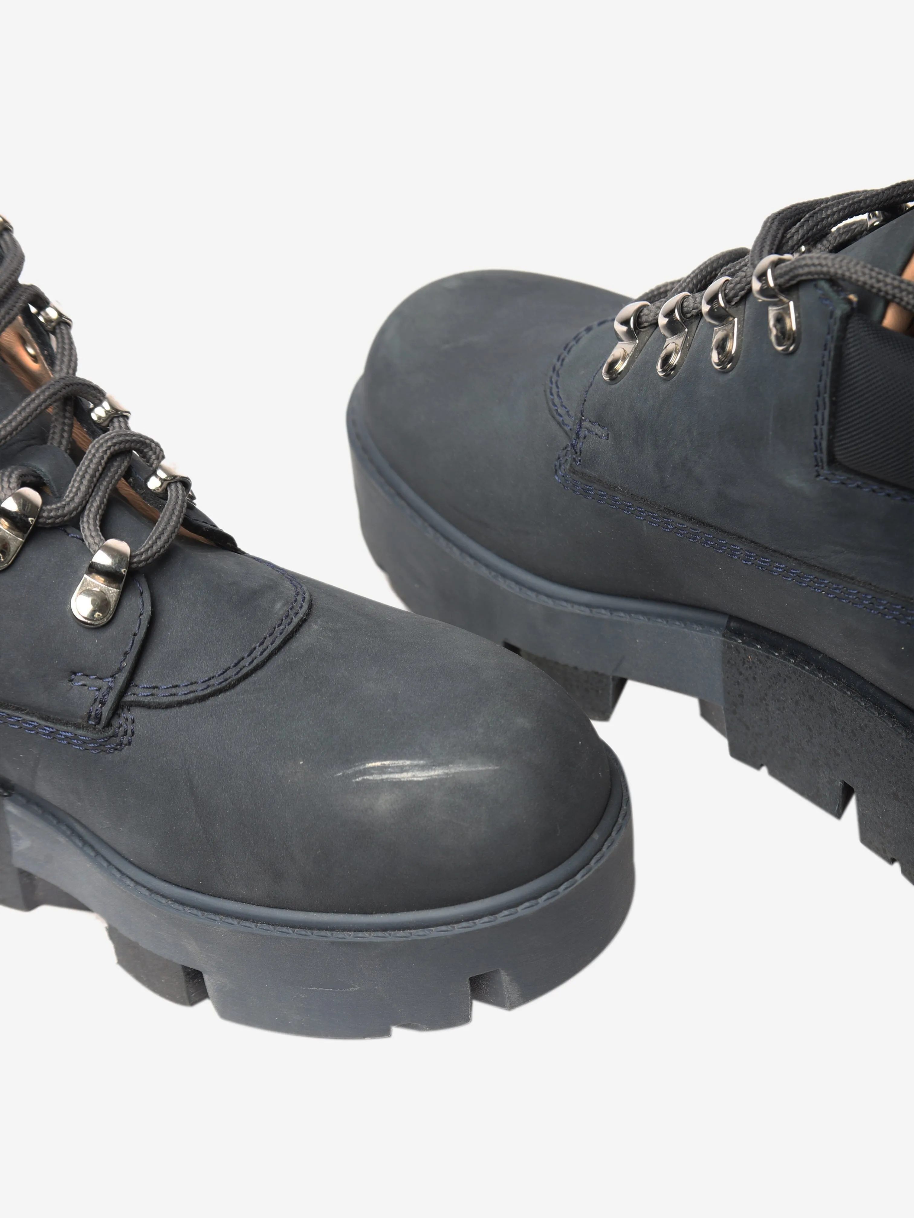 Dark blue hiking boots - size EU 37