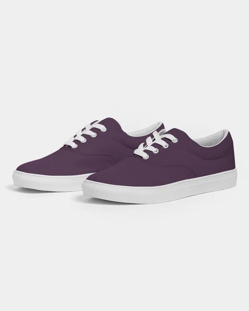 Dark Purple Women's Canvas Sneakers | Women's | Dark Pastel Purple | C30M60Y0K80