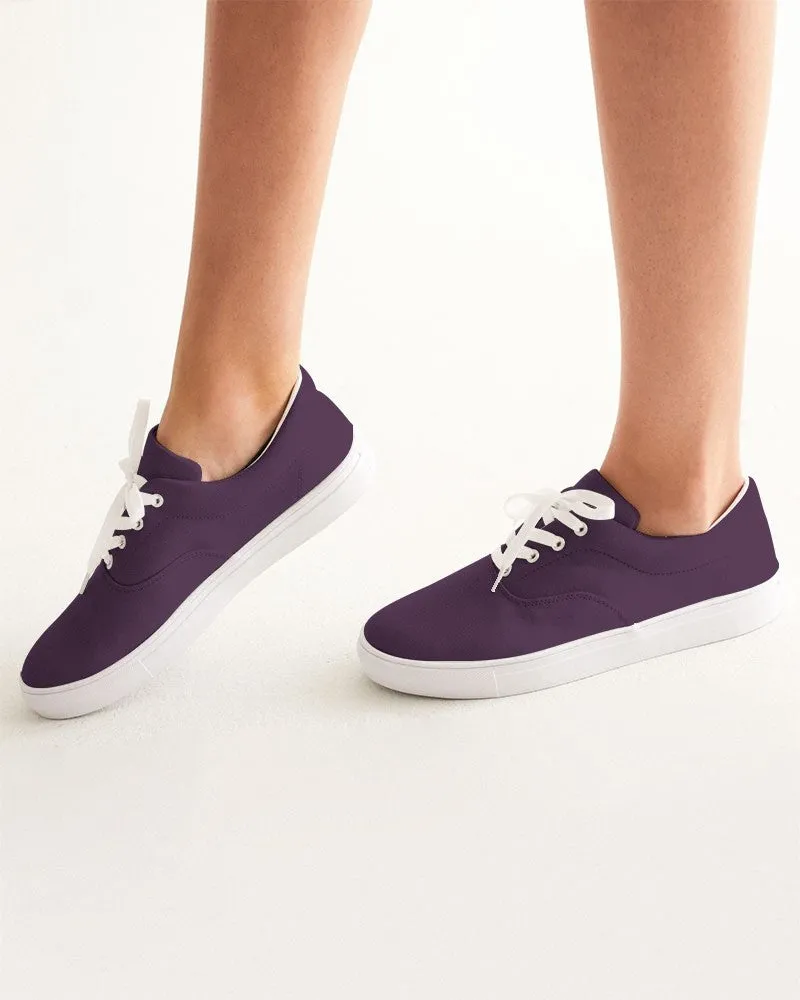 Dark Purple Women's Canvas Sneakers | Women's | Dark Pastel Purple | C30M60Y0K80