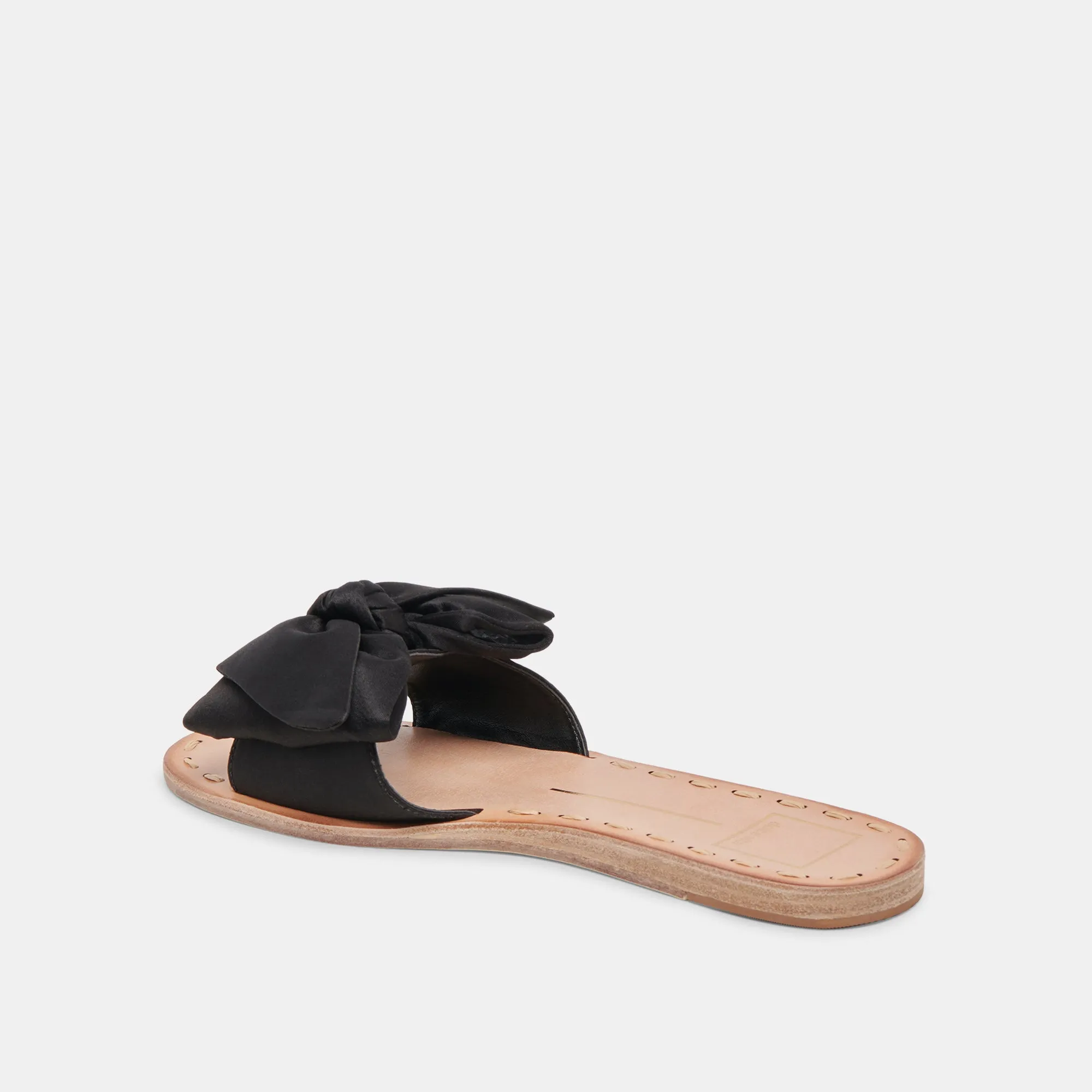 DARSEY SANDALS ONYX SATIN