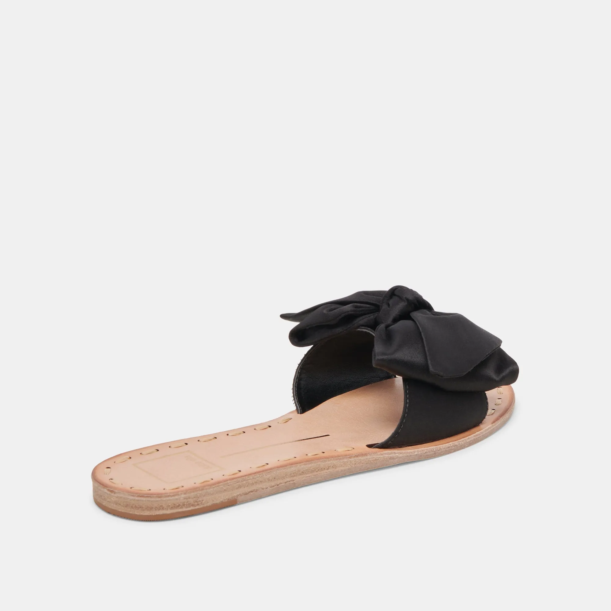 DARSEY SANDALS ONYX SATIN