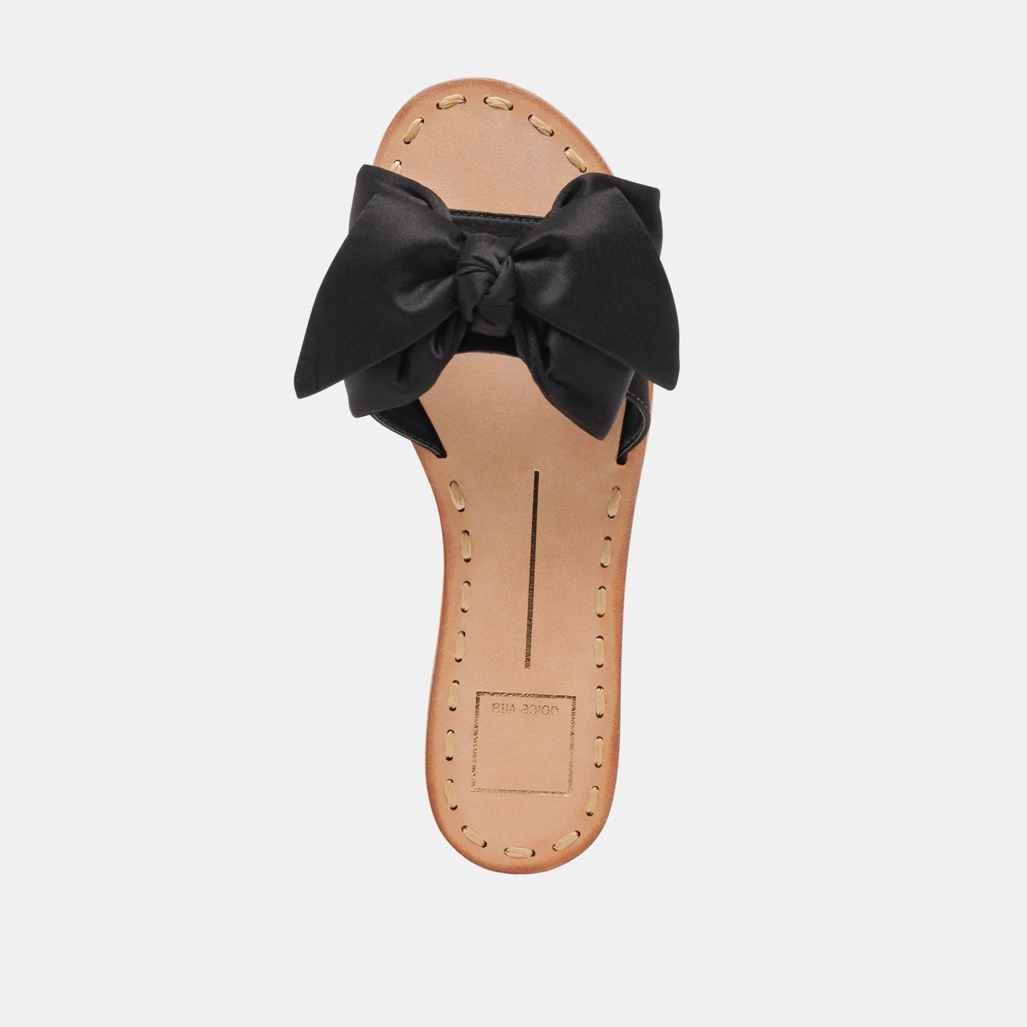 DARSEY SANDALS ONYX SATIN