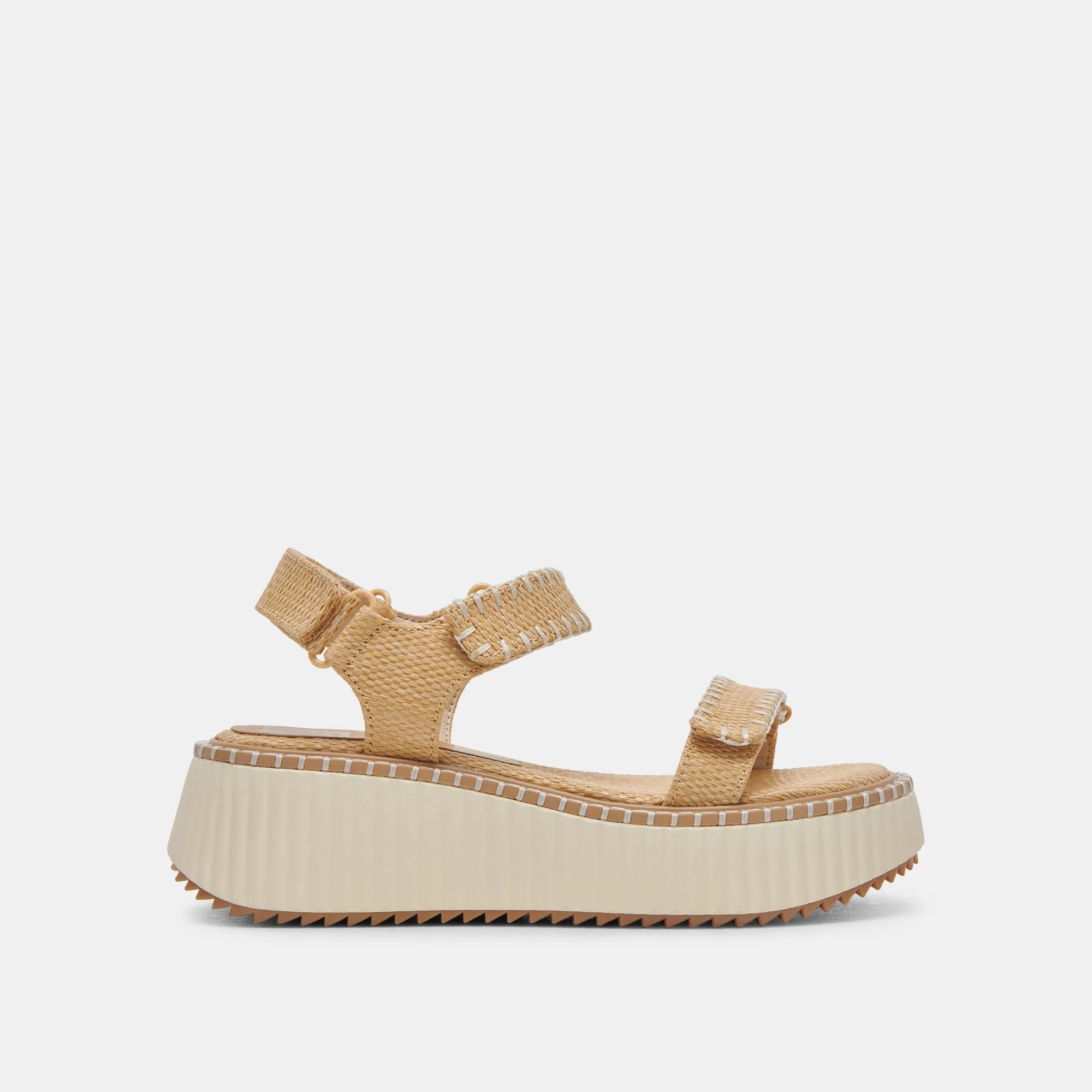 DEBRA SANDALS LT NATURAL RAFFIA