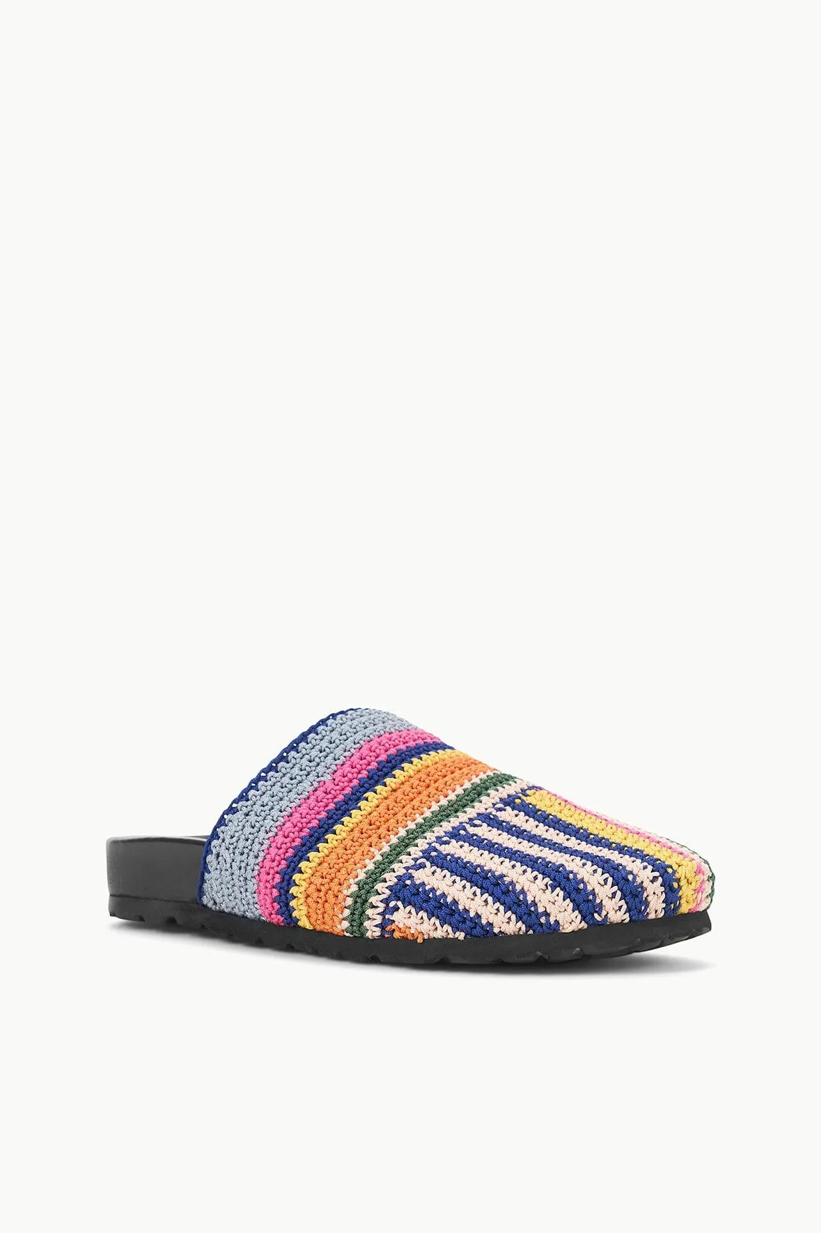 DIA SLIDE | MULTI BAYADERE STRIPE