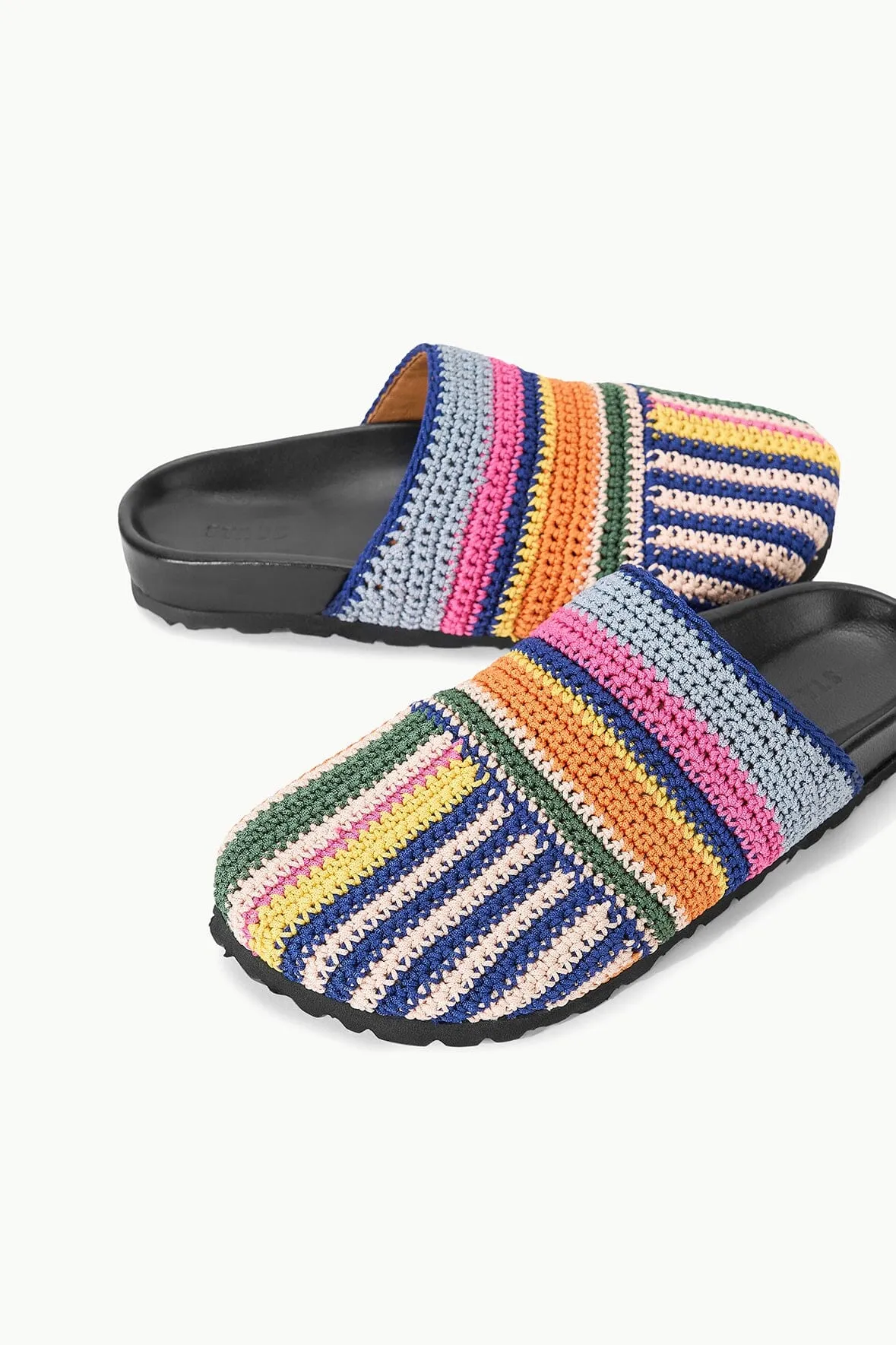 DIA SLIDE | MULTI BAYADERE STRIPE