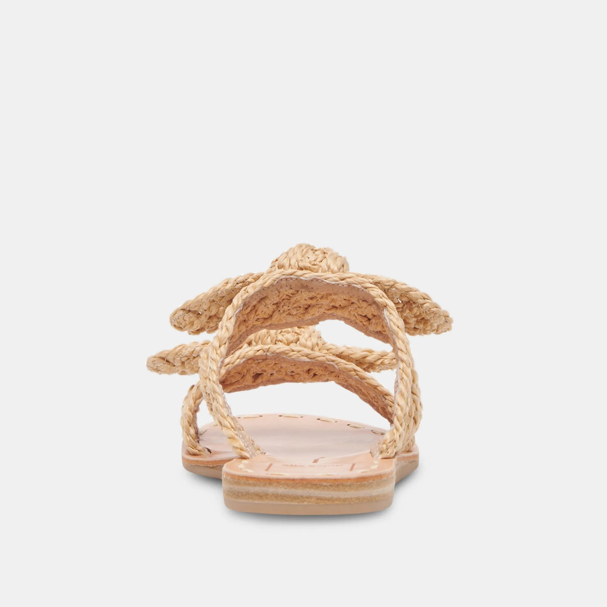 DINAH SANDALS LT NATURAL RAFFIA