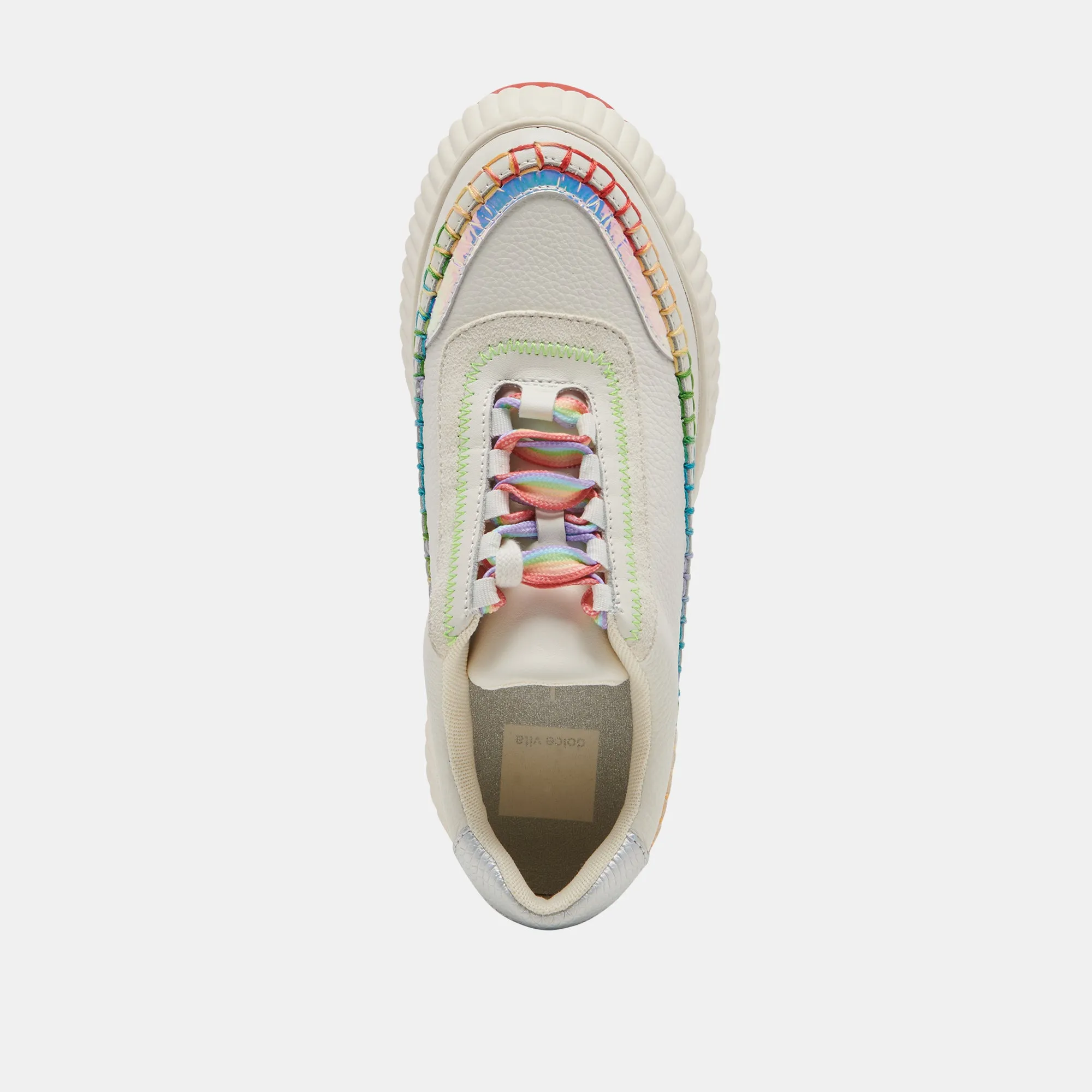 DOLEN PRIDE SNEAKERS WHITE MULTI LEATHER