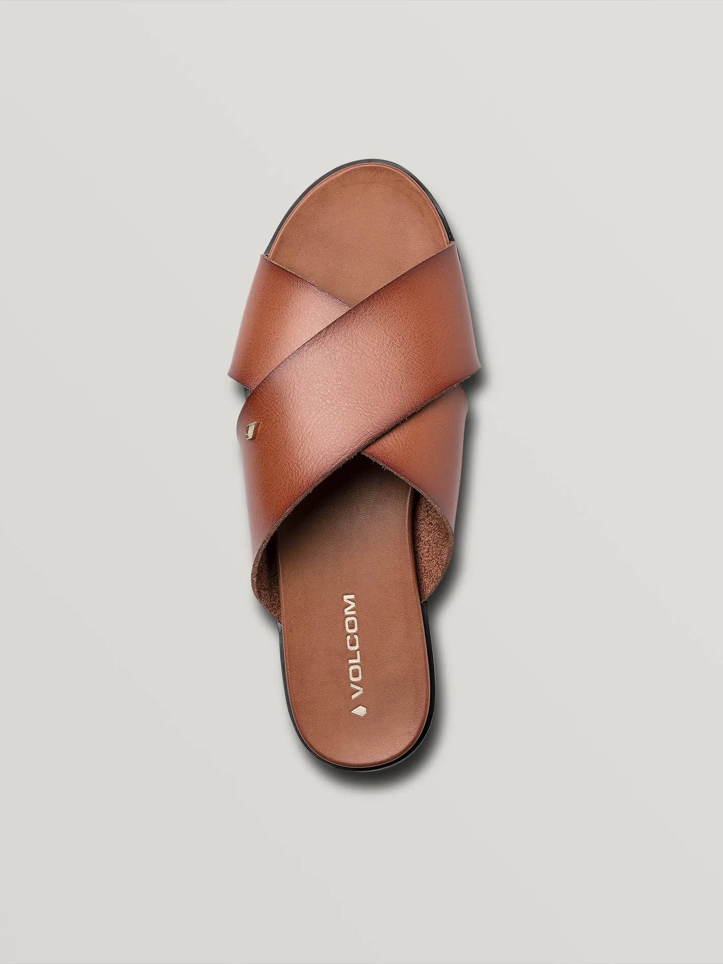 Double Cross Sandals - Cognac