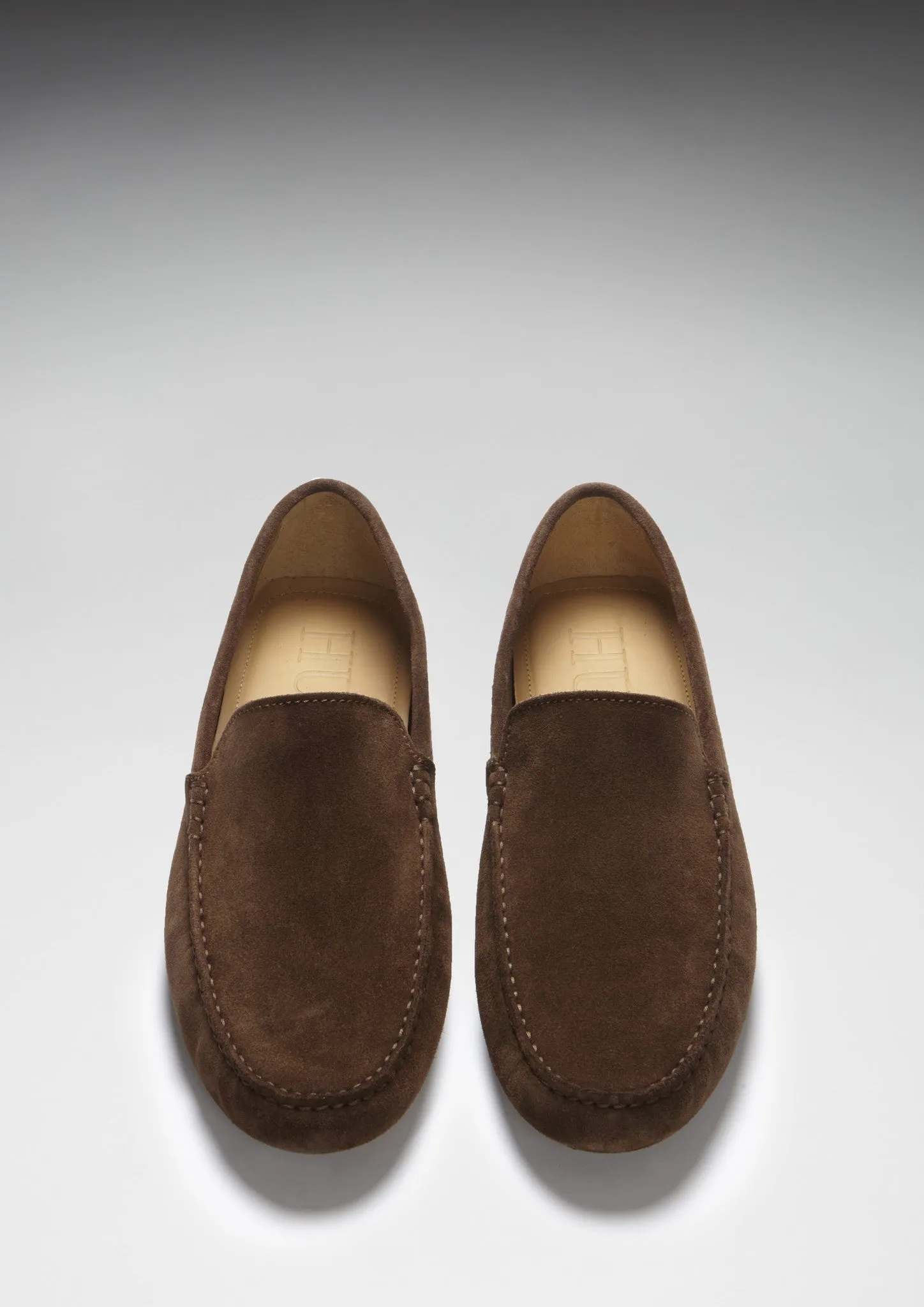 Driving Loafers, brown suede