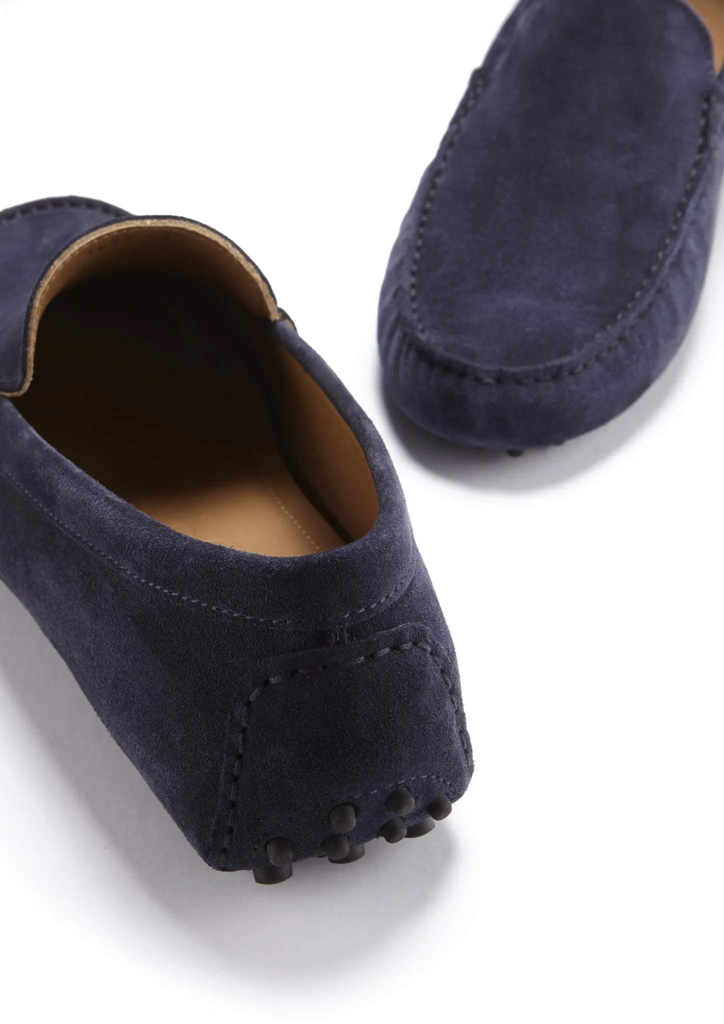 Driving Loafers, navy blue suede