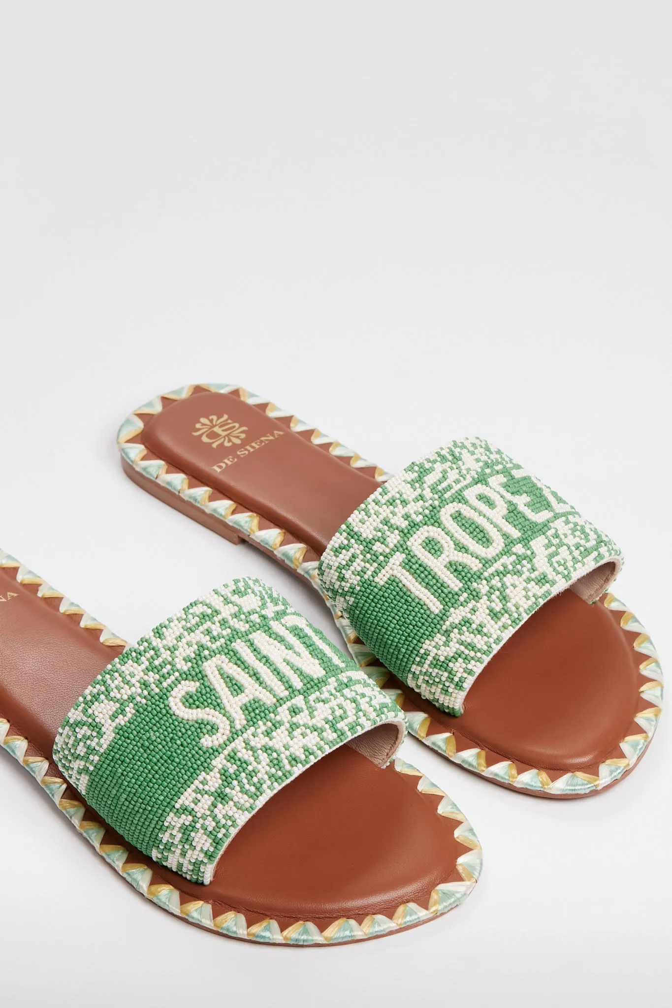 Emerald Green Saint Tropez Sandals