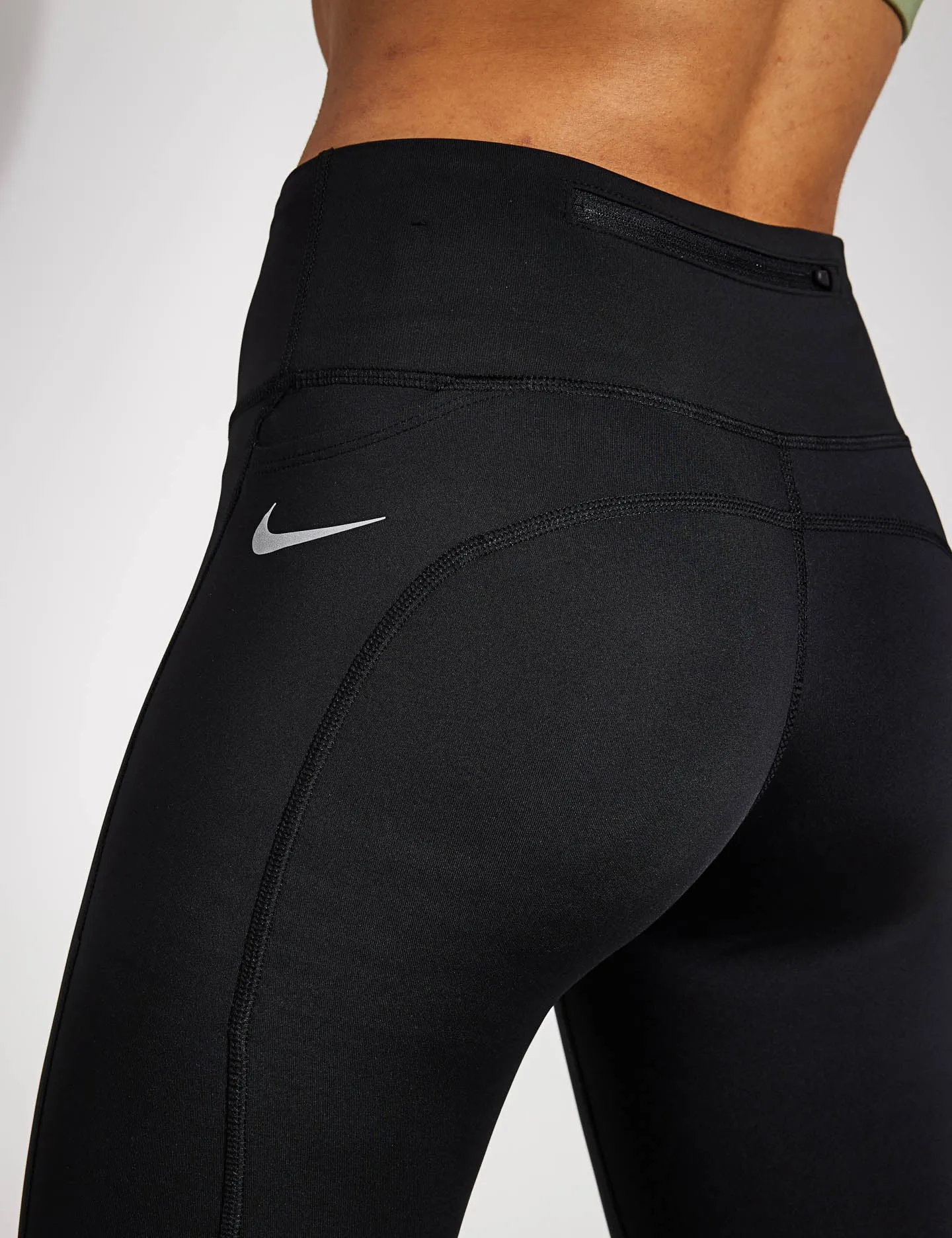 Epic Fast Pocket Running Leggings - Black