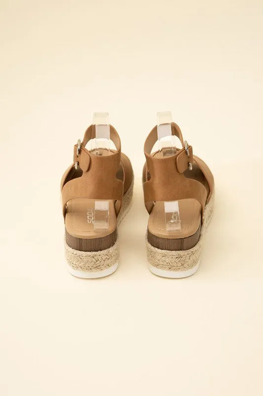 ESPADRILLE ANKLE STRAP SANDALS