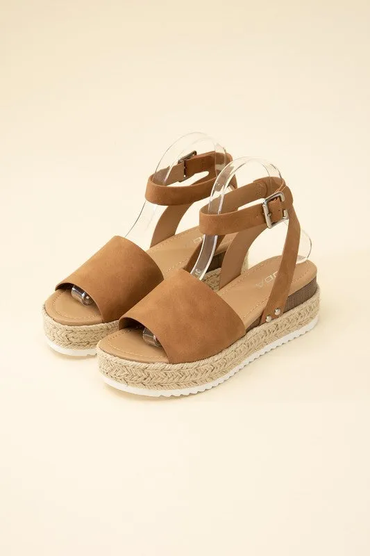 ESPADRILLE ANKLE STRAP SANDALS