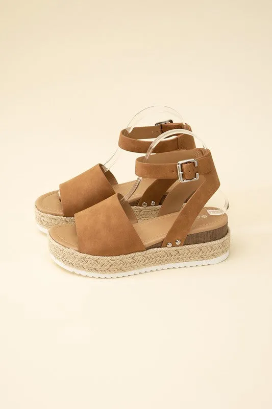 ESPADRILLE ANKLE STRAP SANDALS