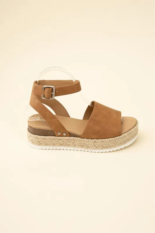 ESPADRILLE ANKLE STRAP SANDALS