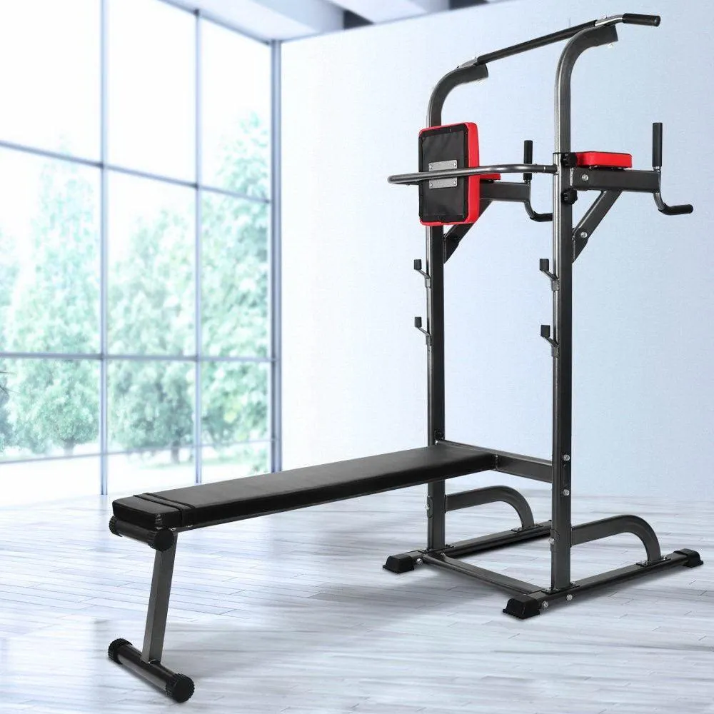 Everfit 9-IN-1 Power Tower Weight Bench Multi-Function Station