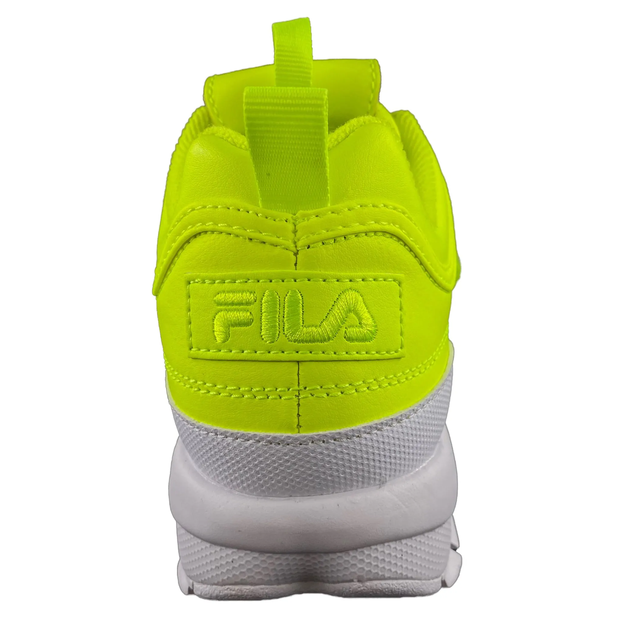 Fila Women's Disruptor II Applique Safety Yellow Casual Shoes