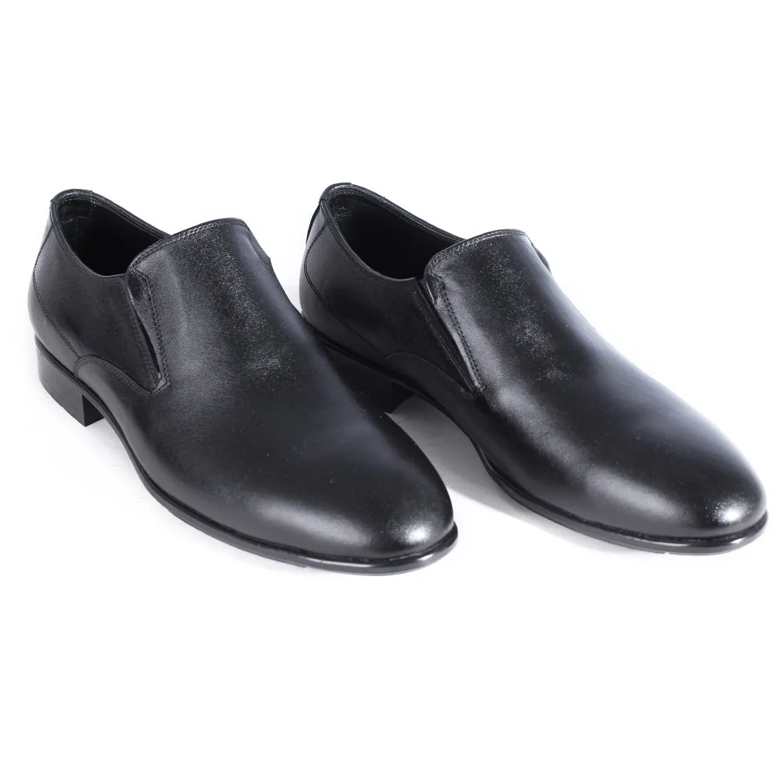 Formal shoes / 100% genuine leather – handmade black -6862