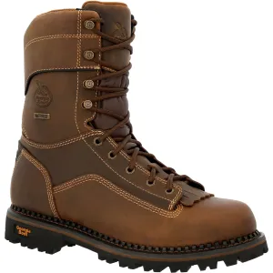 Georgia Men's AMP LT Low Heel Logger 9" Comp Toe WP Work Boot- GB00473