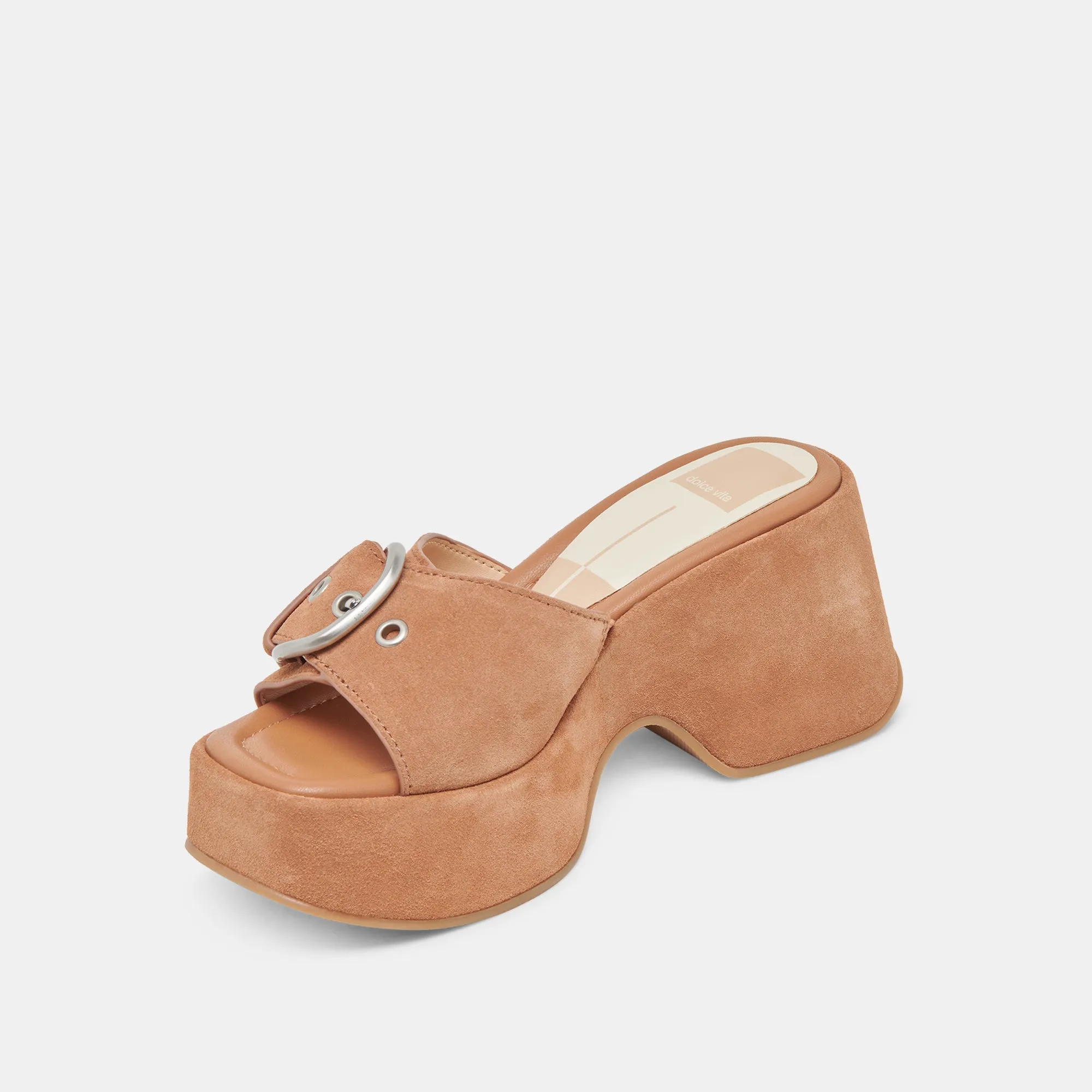 GISEL HEELS SADDLE SUEDE