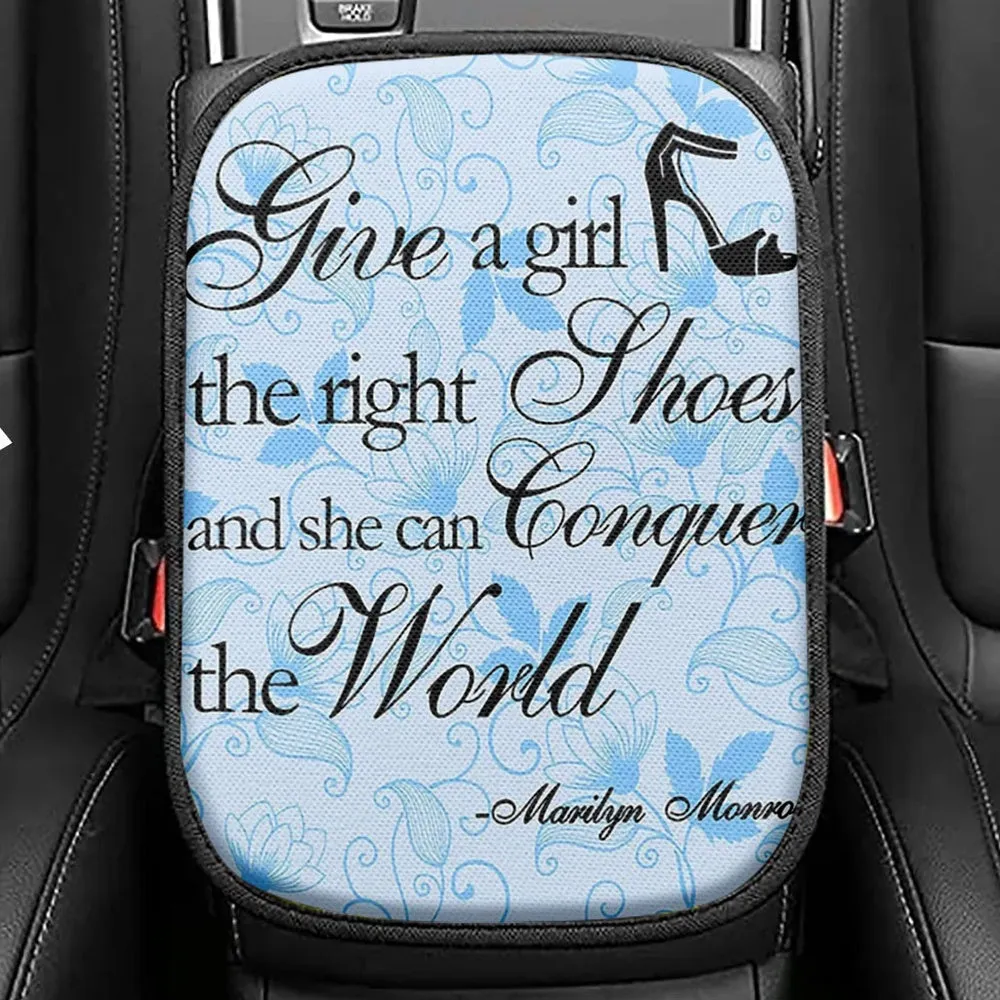 Give A Girl The Right Shoes Seat Box Cover, Marilyn Monroe, Gift For Women, Teens Girls, Bff