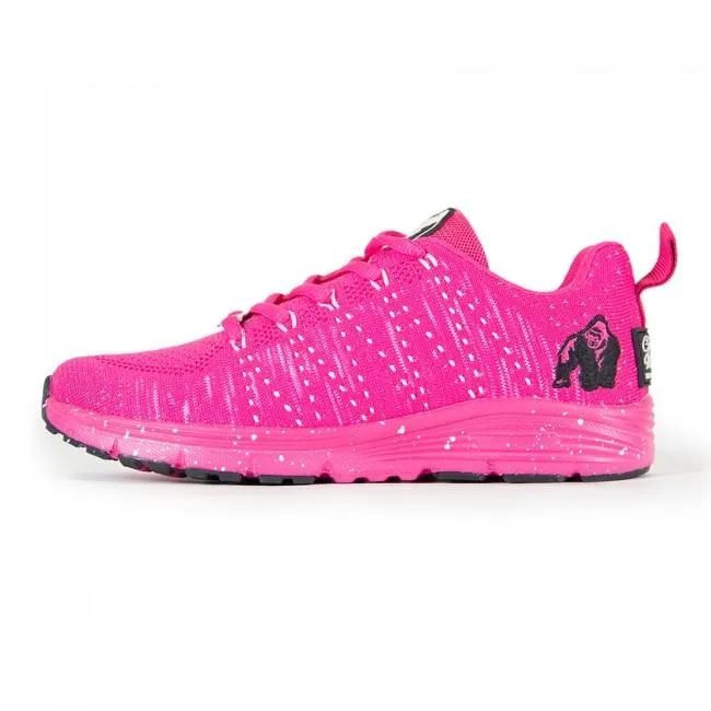 Gorilla Wear Brooklyn Knitted Sneakers - Pink-White