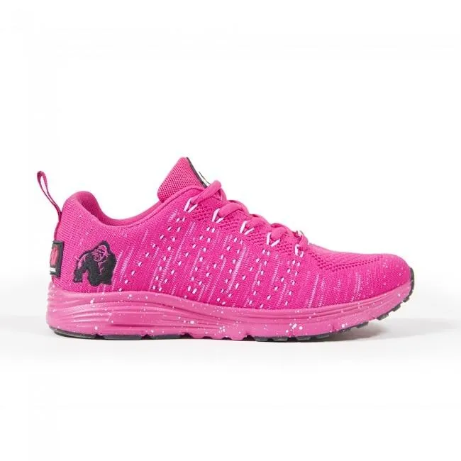 Gorilla Wear Brooklyn Knitted Sneakers - Pink-White