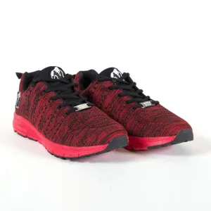 Gorilla Wear Brooklyn Knitted Sneakers - Red-Black