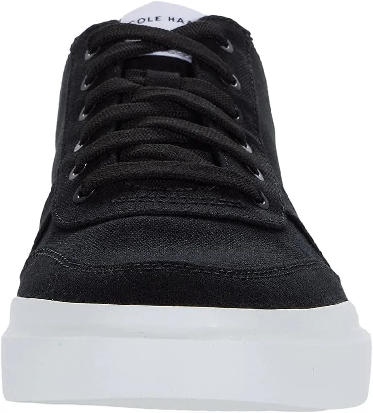 GrandPro Rally Canvas Court Sneaker Cole Haan, Black Canvas/Optic White