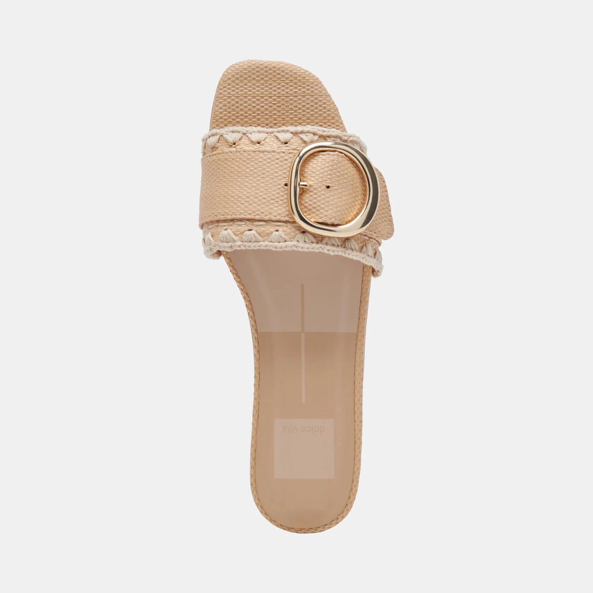 GRECIA SANDALS LT NATURAL RAFFIA - re:vita