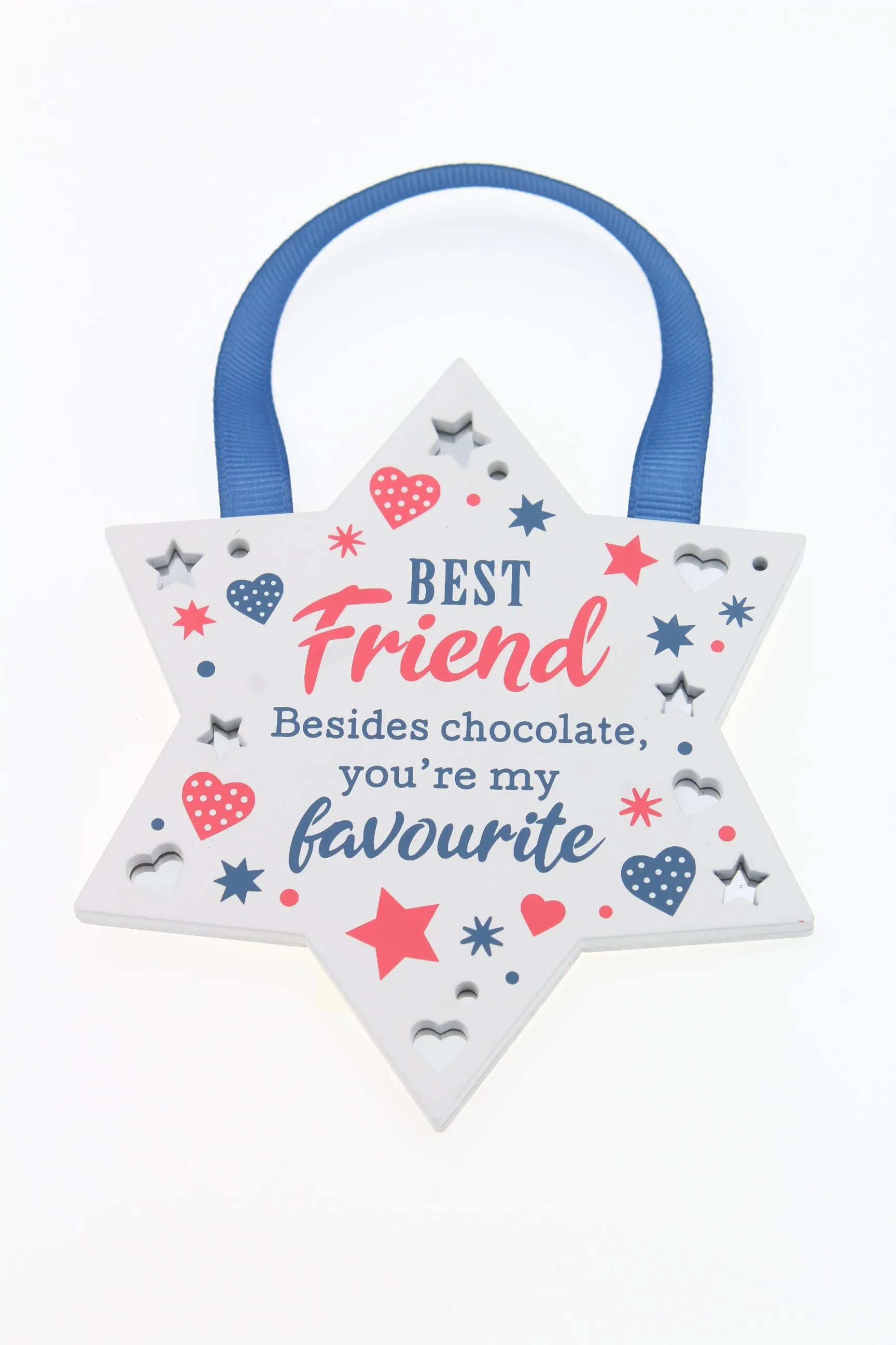 H & H Reflective Words Best Friend Hanging Plaque 00200040015