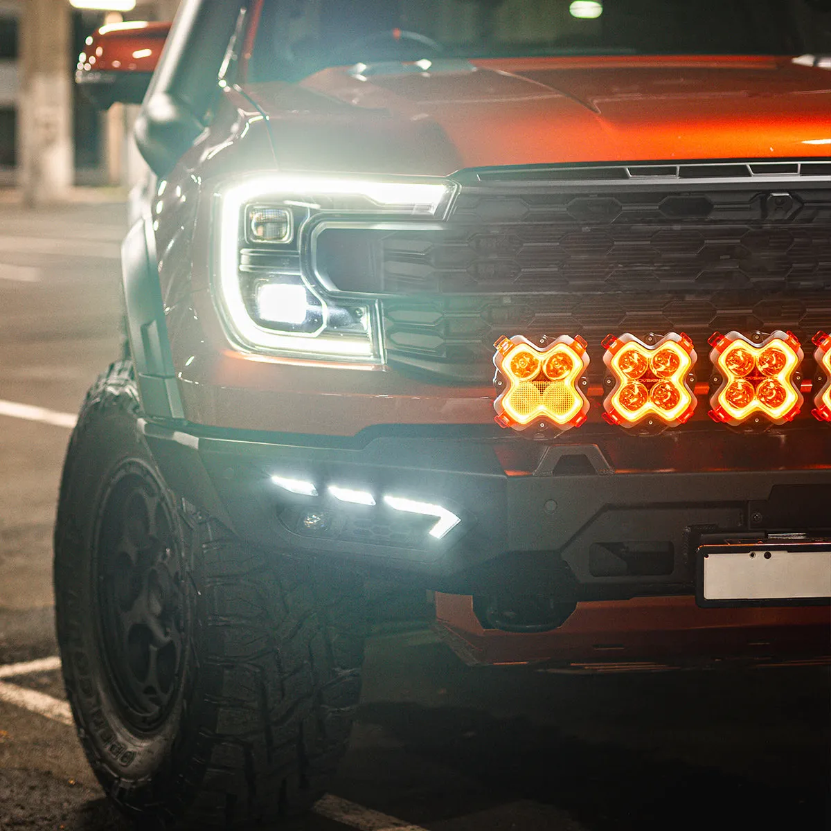 Halo 6-inch LED Pod Lights Kit for Ford Raptor Bronco Ford F150 F250 F350