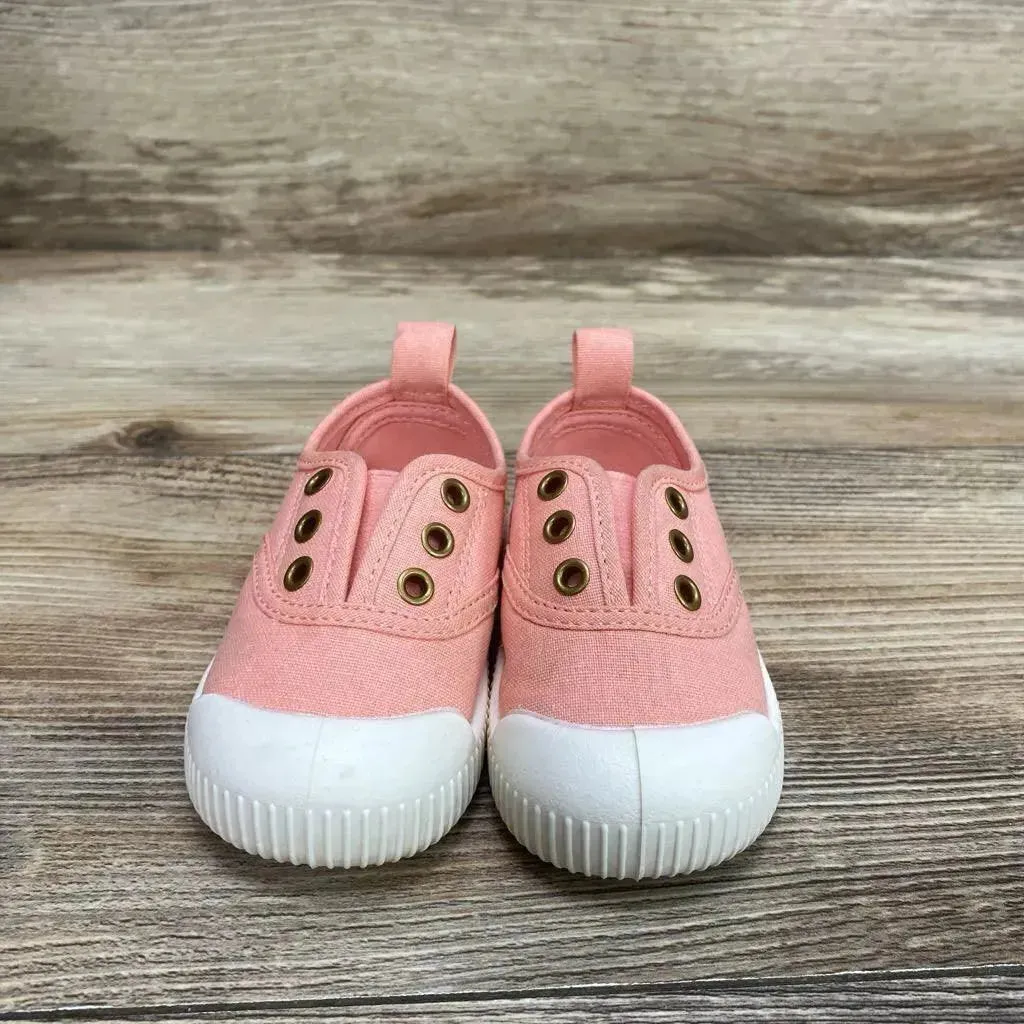 H&M Bump Toe Canvas Sneakers sz 4/5c