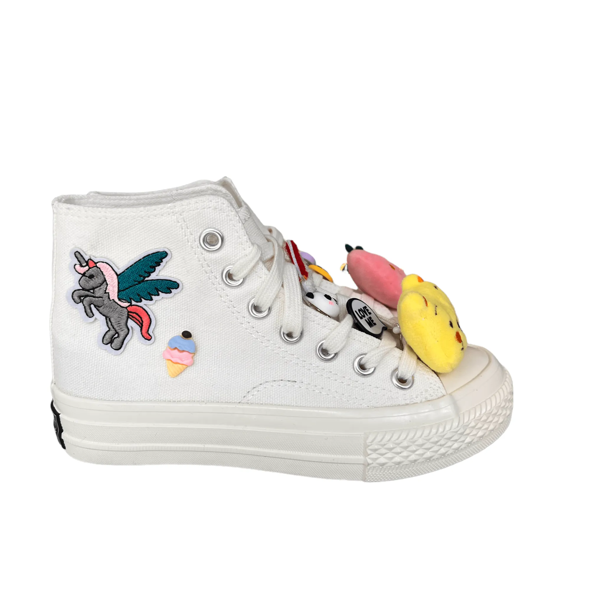 Happy Feet High Top Sneakers