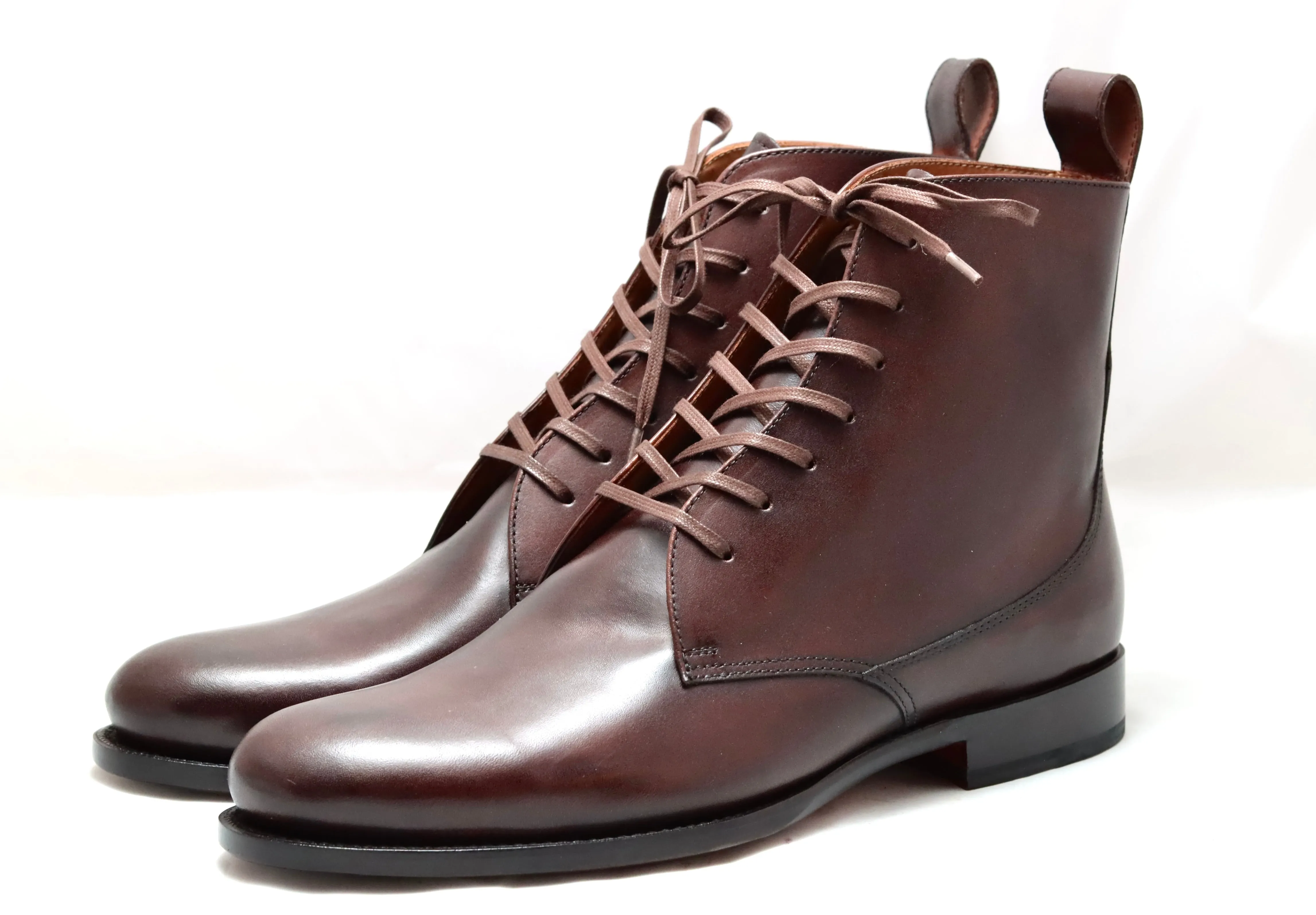 Heel cap derby Boot  | acorn brown | calf