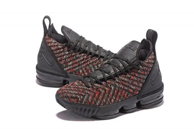 High-enD  LeBron 16 Black/Multi-Color Men's Sneakers