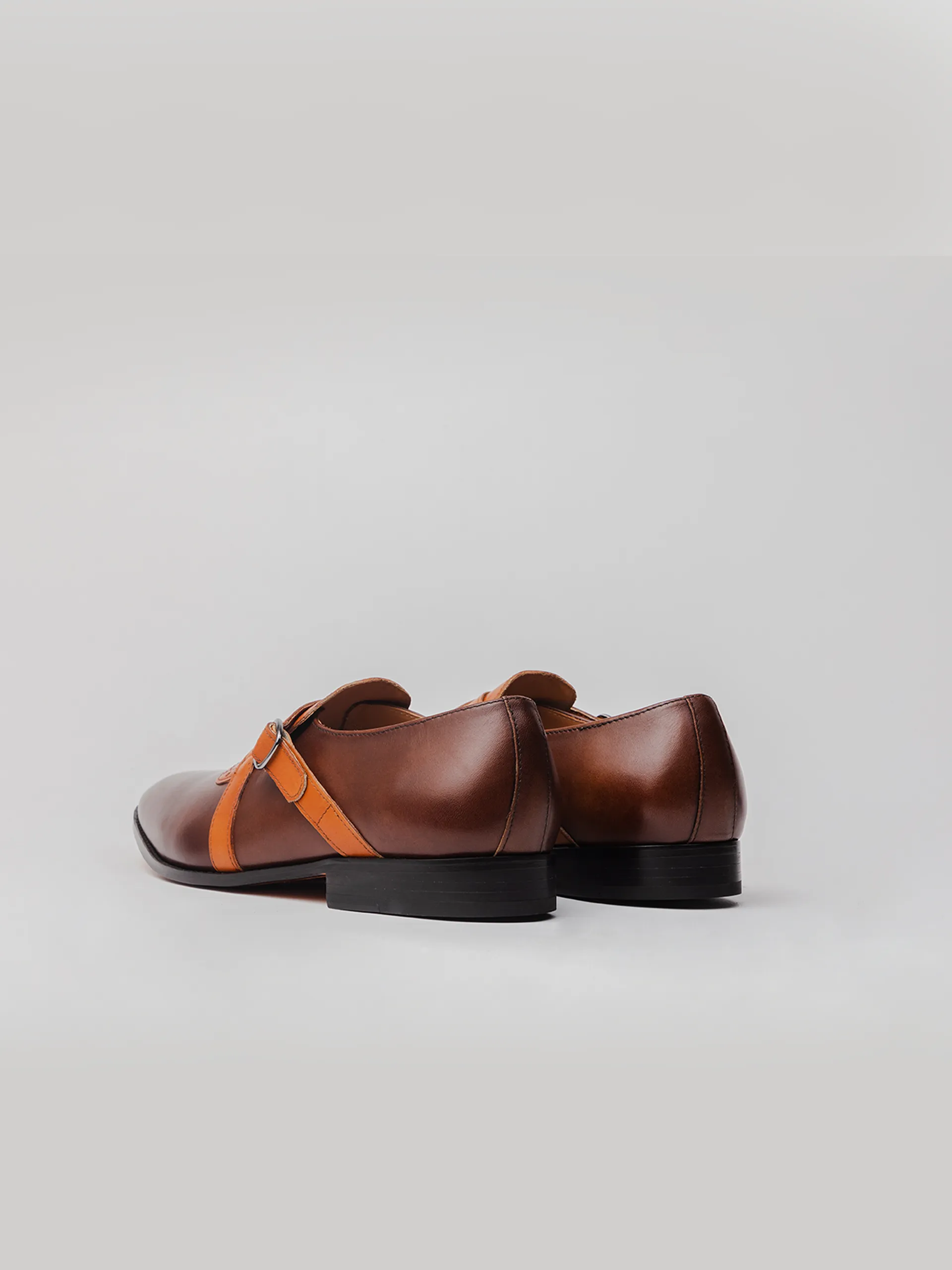 Jayden Single  Monk-strap - Tan/Brown