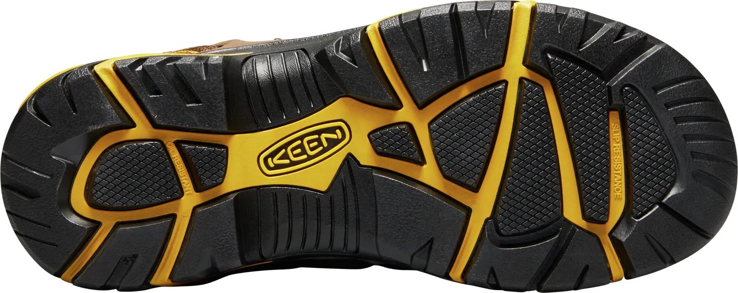 'Keen Utility' Men's Braddock Mid EH WP Soft Toe - Cascade Brown / Yellow / Black