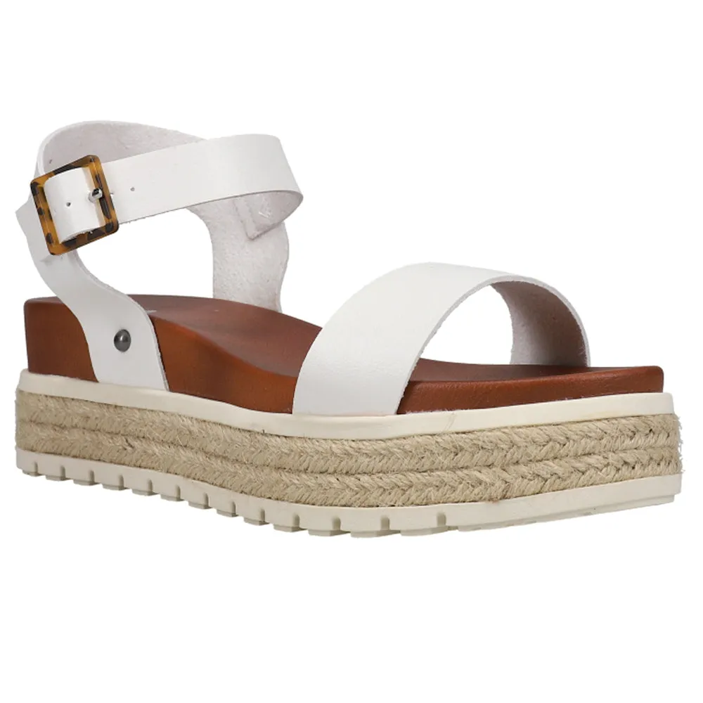 Kiera Espadrille Wedge Platform Sandals